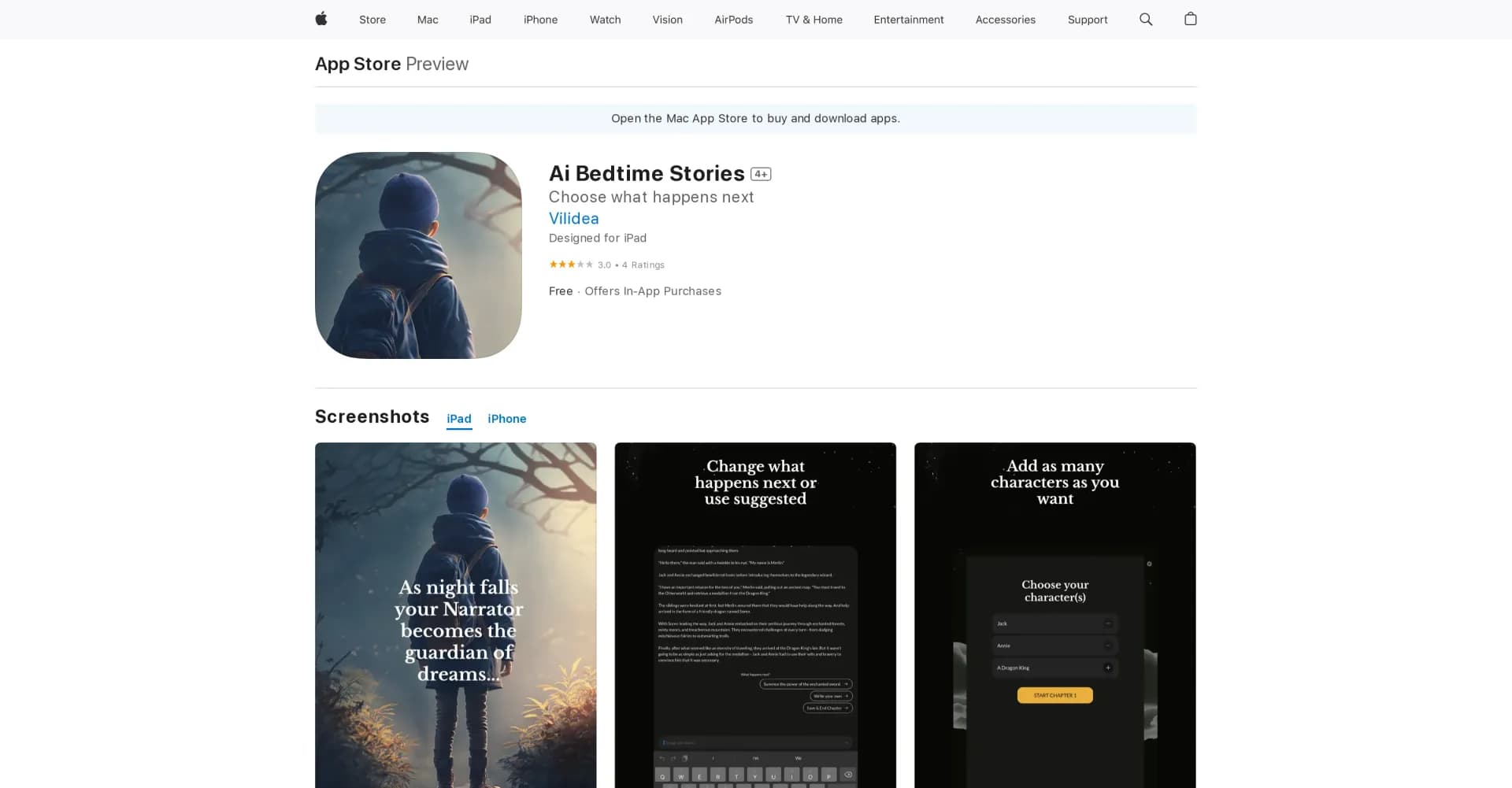 Ai Bedtime Stories homepage screenshot — Craft personalized AI-narrated bedtime stories.