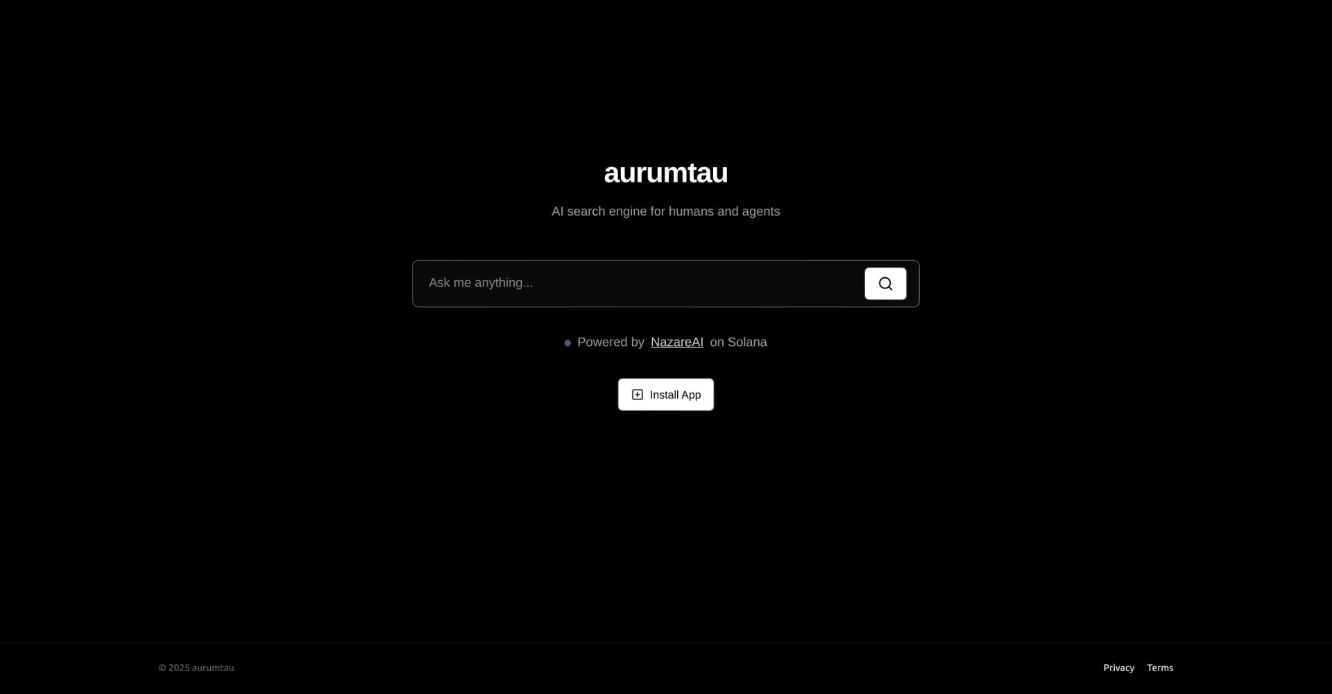 search.sh homepage screenshot — Intelligent search for humans and AI agents.