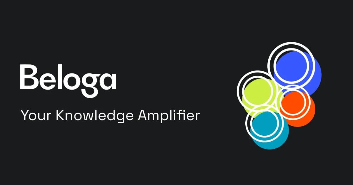 Beloga homepage screenshot — AI Assistant for Work