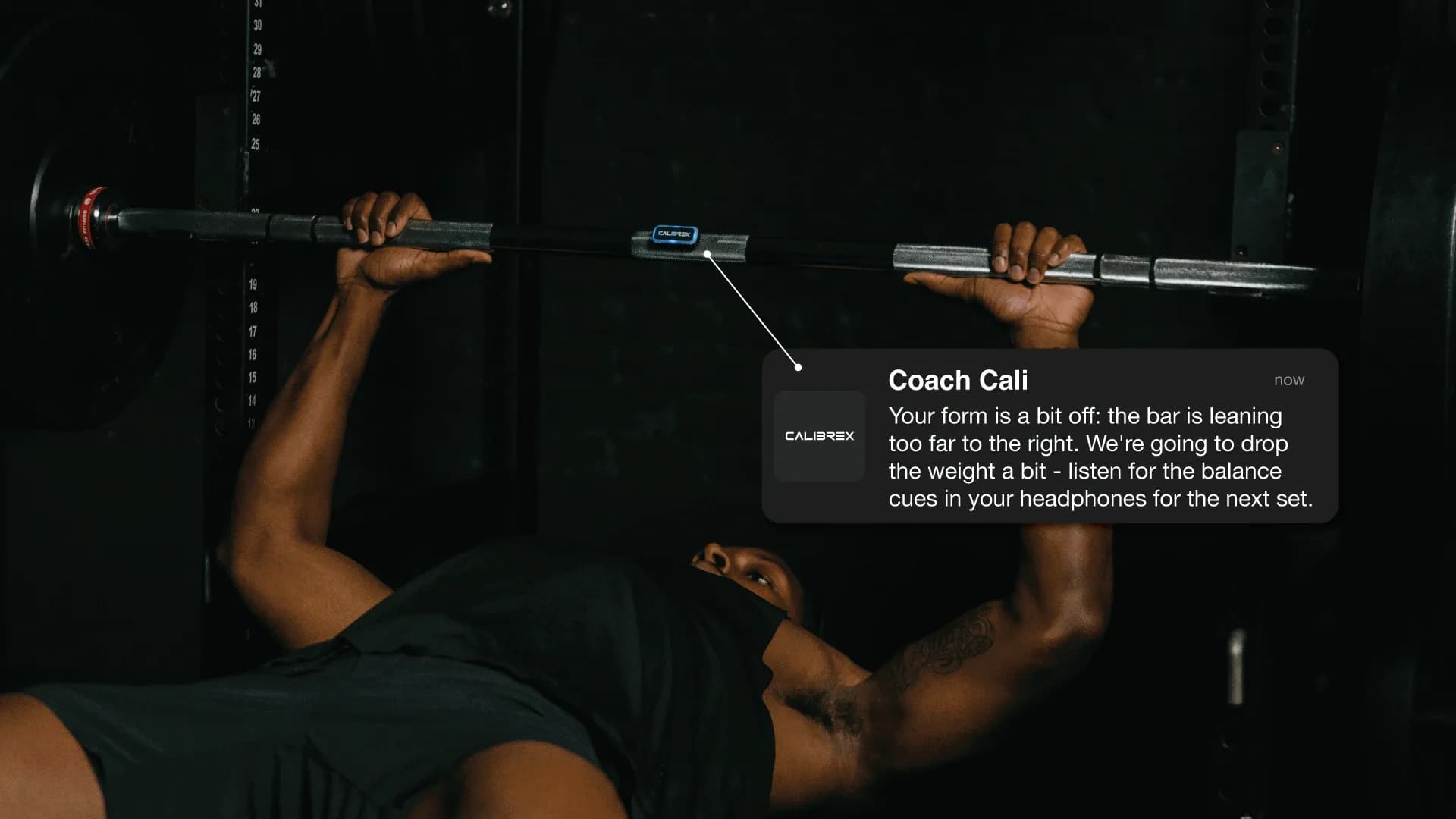Calibrex homepage screenshot — Revolutionary personal training. At 1/40th the cost.