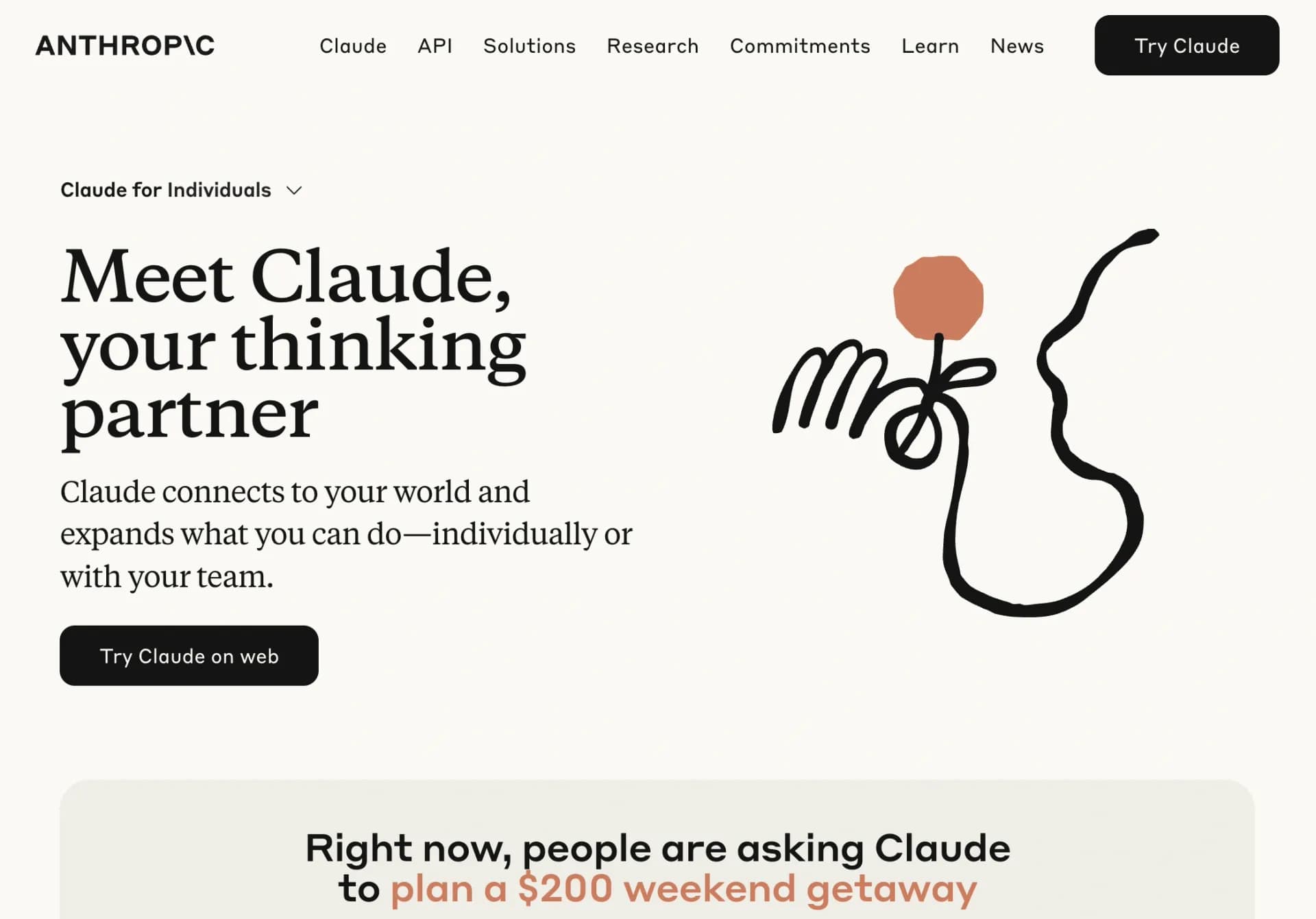 Claudev4 homepage screenshot — Building reliable, interpretable AI systems