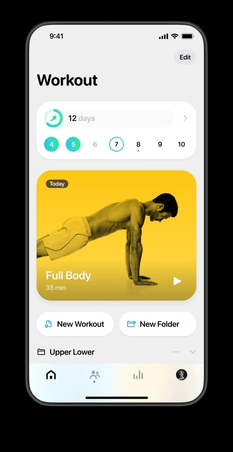 Flex AI homepage screenshot — Build Muscle and Lose Weight Fast