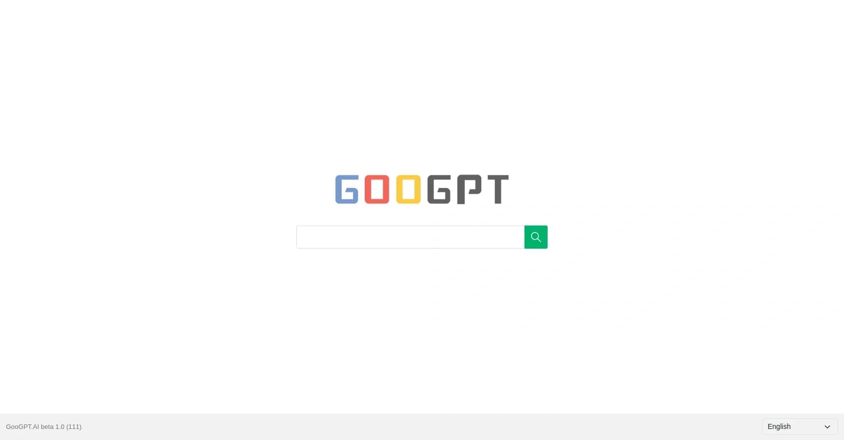 GooGPT homepage screenshot — Combine Google search with free ChatGPT answers
