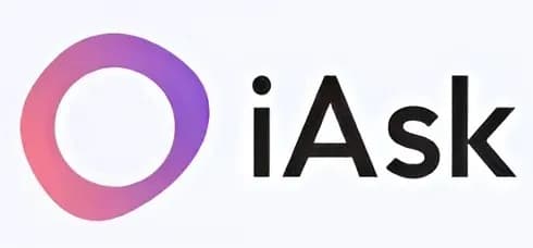 IAsk homepage screenshot — Ask AI any question, get instant, accurate answers.