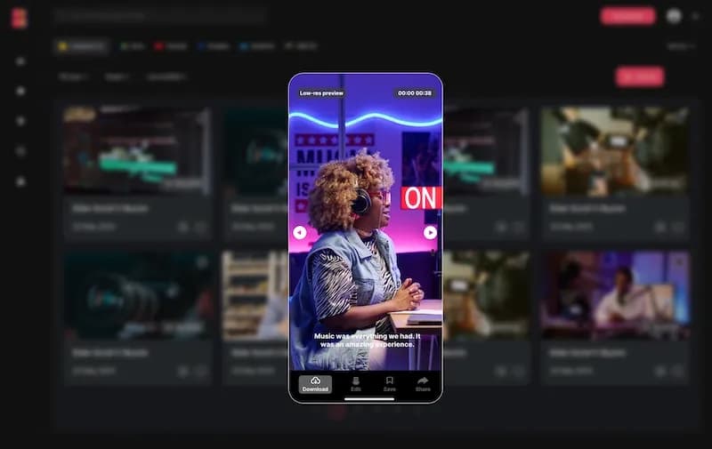 Imaginario AI homepage screenshot — Multimodal AI curation for video professionals