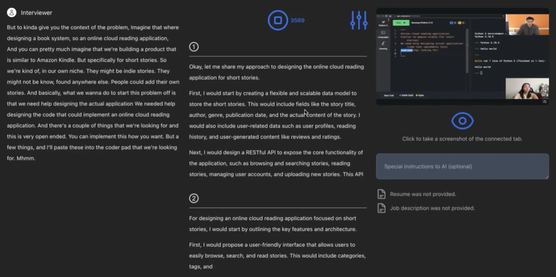 Interview Copilot | Interviews Chat homepage screenshot — Your secret weapon to ace any interview and land the job.