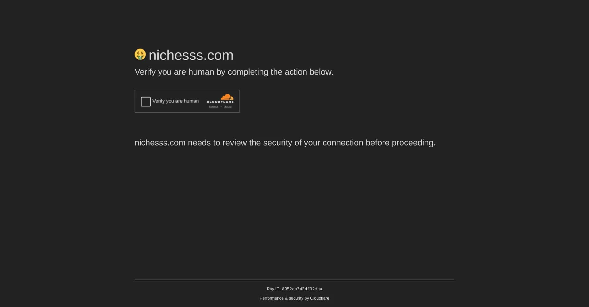 Nichess homepage screenshot — Write anything 10x faster with AI.