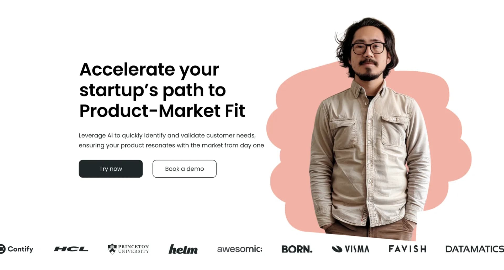 Product Lab homepage screenshot — AI-powered product discovery