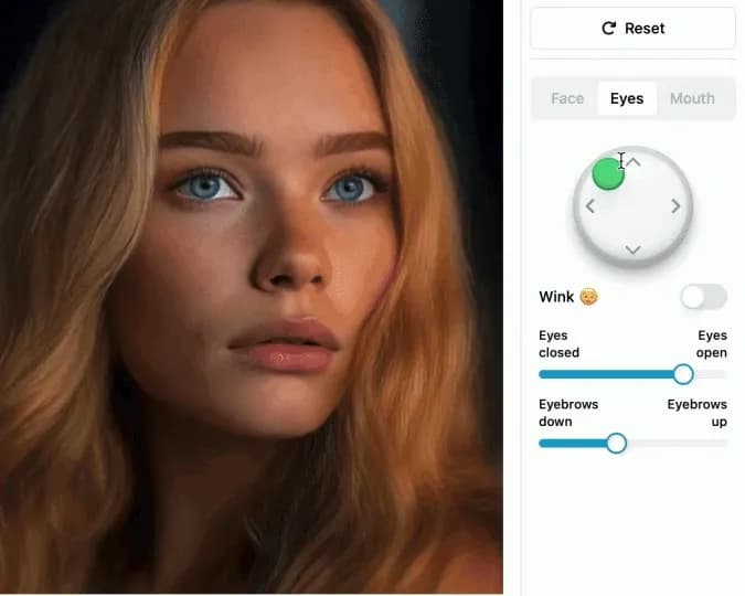 Reshot AI homepage screenshot — Professionally reshoot your photos with AI.