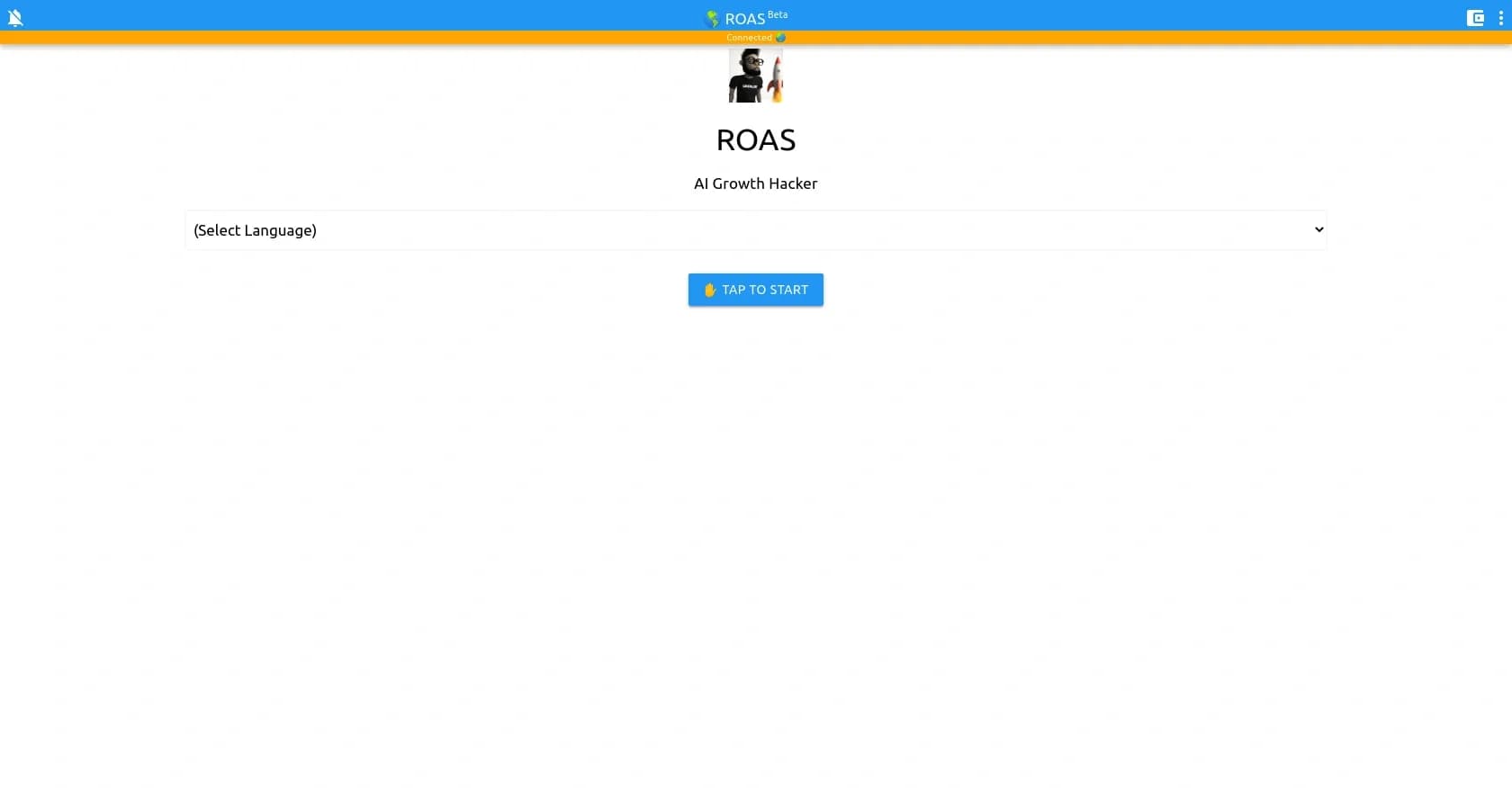 ROAS homepage screenshot — Supercharge growth with AI-powered marketing insights.