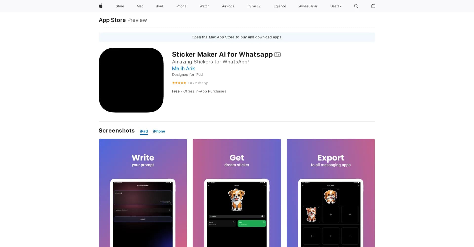 Sticker Maker AI for Whatsapp homepage screenshot — Revolutionizing sticker creation and sharing.