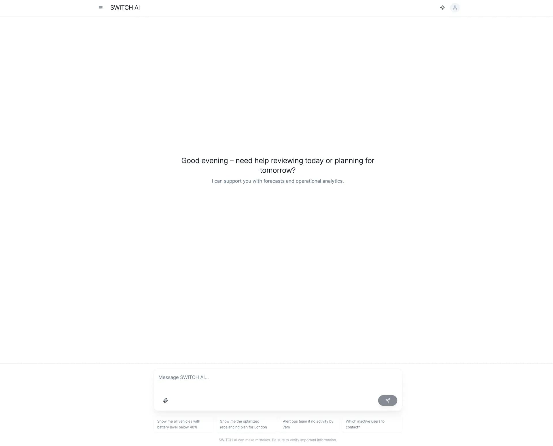 Switch - Street Witcher homepage screenshot — The ultimate AI for urban mobility and logistics.