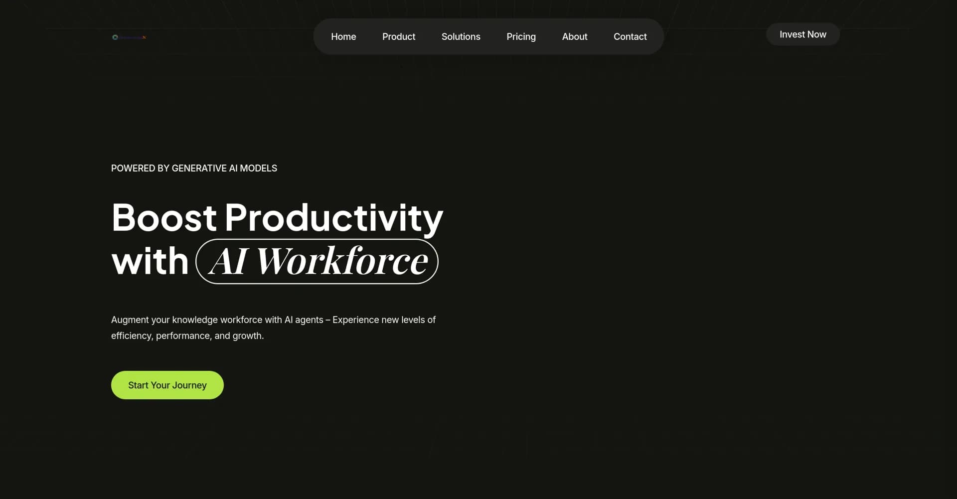 Synchronymax homepage screenshot — Boost productivity with AI-powered knowledge agents