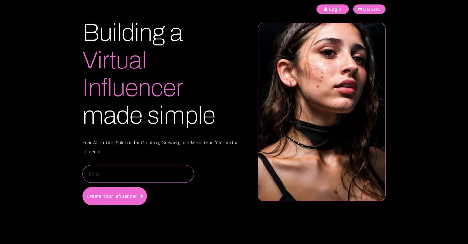 SynthLife homepage screenshot — Your All-in-One Solution for Creating, Growing, and Monetizi
