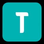 Taped logo