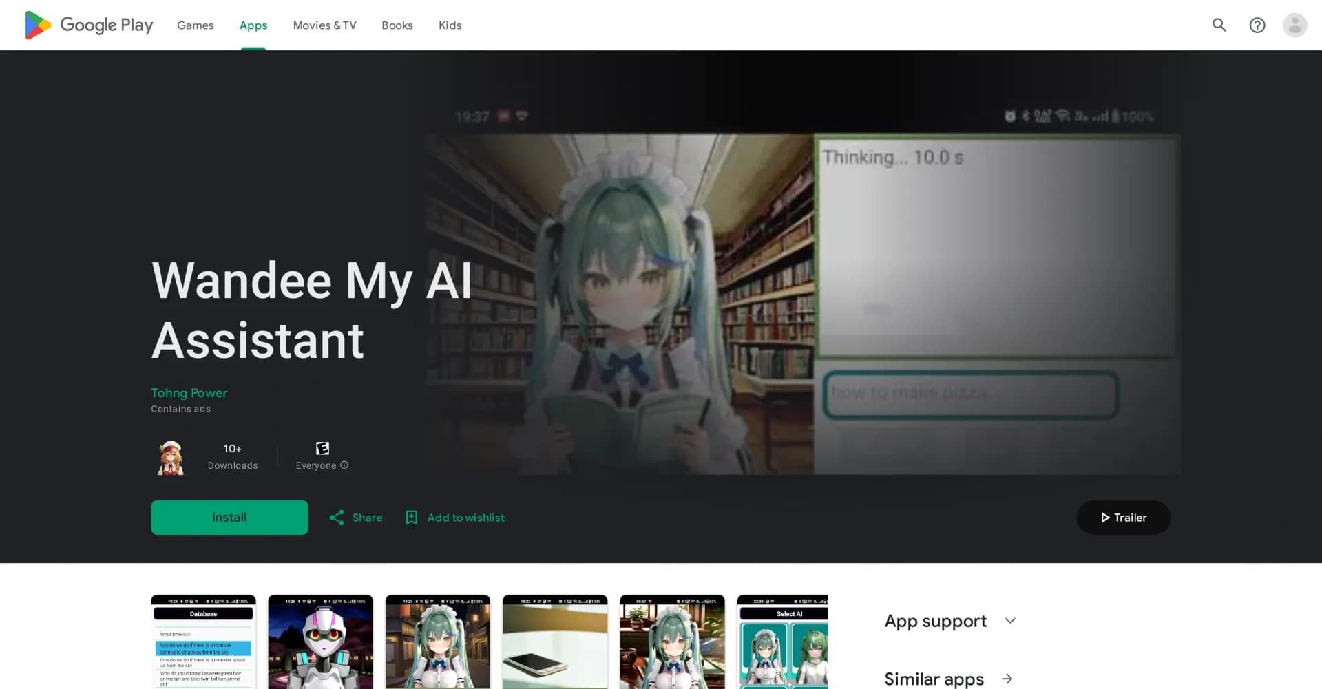Wandee homepage screenshot — Wandee, your personal AI Assistant